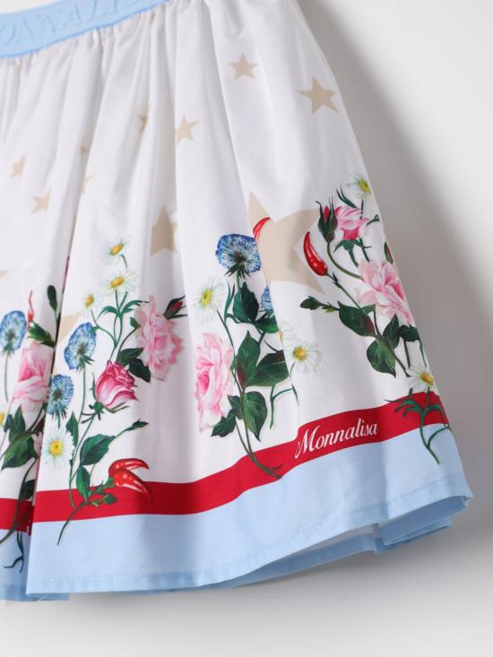 25FW [키즈] 모나리자 스커트 11C7003630 9958 White - MONNALISA