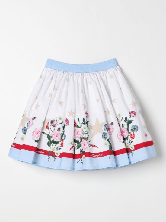 25FW [키즈] 모나리자 스커트 11C7003630 9958 White - MONNALISA