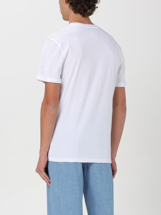  모스키노 반팔 티셔츠 07200241 1001 White - MOSCHINO