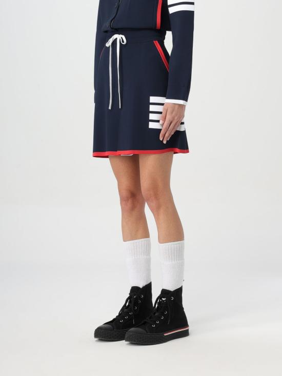 25FW 톰브라운 숏 스커트 FKK122AY5502 415 Blue - THOM BROWNE