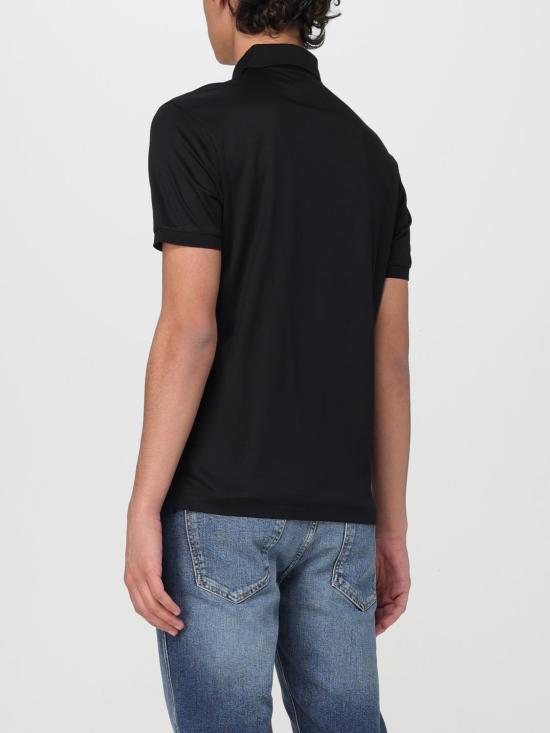 25FW 엠포리오 아르마니 폴로 티셔츠 8N1F961JUVZ 0999 Black - EMPORIO ARMANI