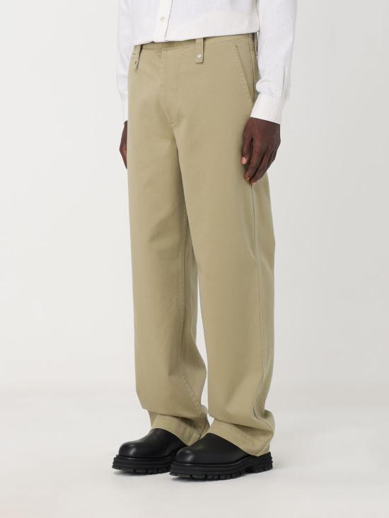 25FW 버버리 코튼 사틴 트라우저  8076646 Beige - BURBERRY