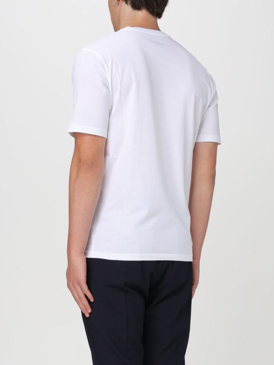  모스키노 반팔 티셔츠 07150241 1001 White - MOSCHINO