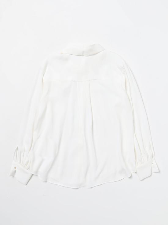 25FW [키즈] 발망 셔츠 BU5A40K0172 101OR White - BALMAIN