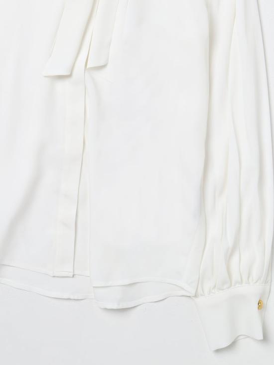 25FW [키즈] 발망 셔츠 BU5A40K0172 101OR White - BALMAIN