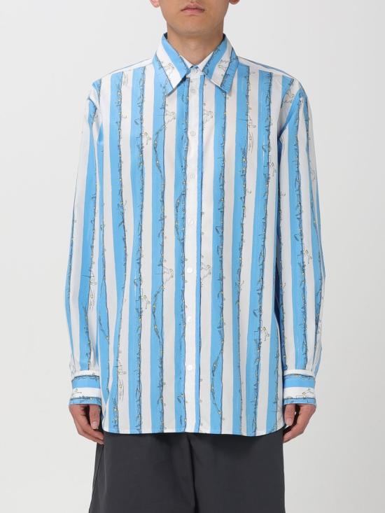  보테가베네타 긴팔 셔츠 780554V3PX0 4257 Blue