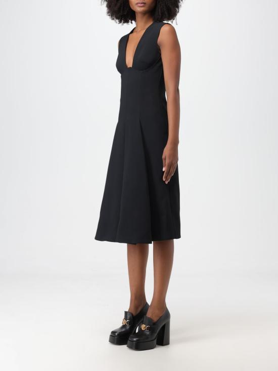 25FW 베르사체 숏 원피스 10109031A00540 1B000 Black - VERSACE