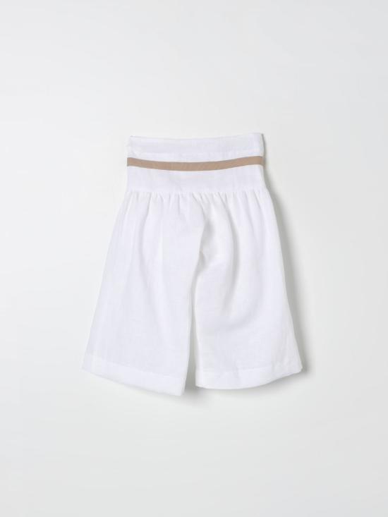  [키즈] 라스투펜데리아 쇼츠/버뮤다 TJPN76 D01 White - LA STUPENDERIA