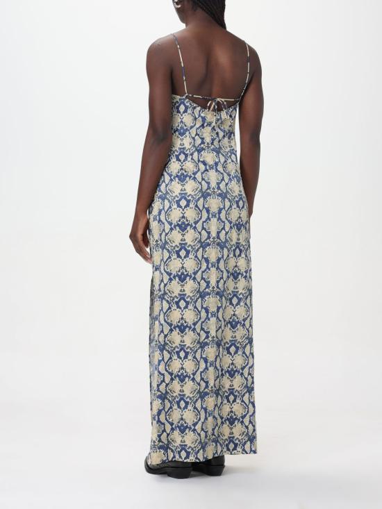  가니 롱 원피스 F8819 883 Safari - GANNI