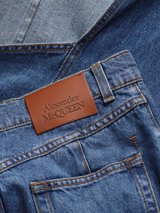 25FW 알렉산더 맥퀸 롱 스커트 754828QMACG 4164 Blue - ALEXANDER MCQUEEN