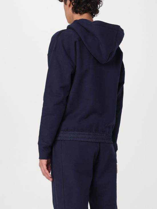 25FW 생로랑 후드 티셔츠 773358Y36SW 4140 Blue - SAINT LAURENT