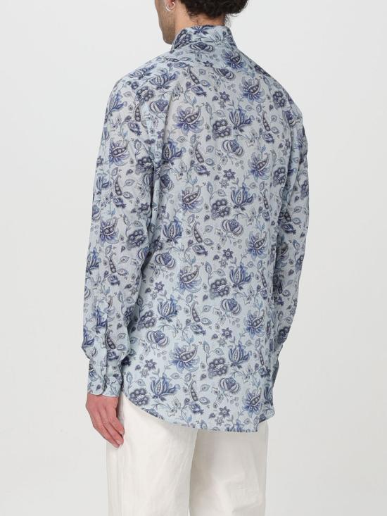 25FW 에트로 긴팔 셔츠 MRIB000199SA537 X0880 Gnawed Blue - ETRO