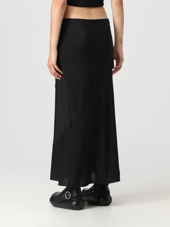  질샌더 롱 스커트 J01MA0127J20048 001 Black - JIL SANDER