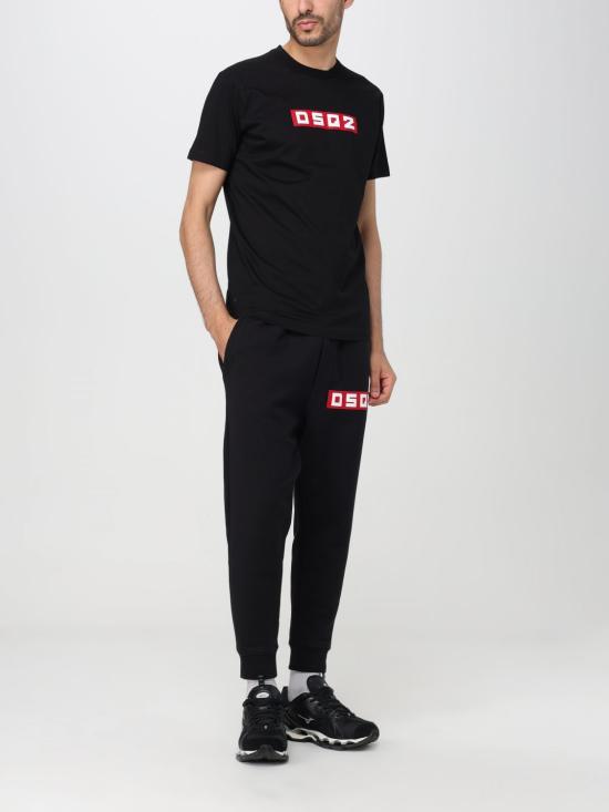  디스퀘어드2 반팔 티셔츠 S74GD1223S23009 900 Black - DSQUARED2