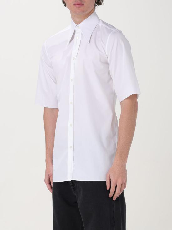 25FW 마르지엘라 반팔 셔츠 S67DR0009S43001 100 White - MAISON MARGIELA