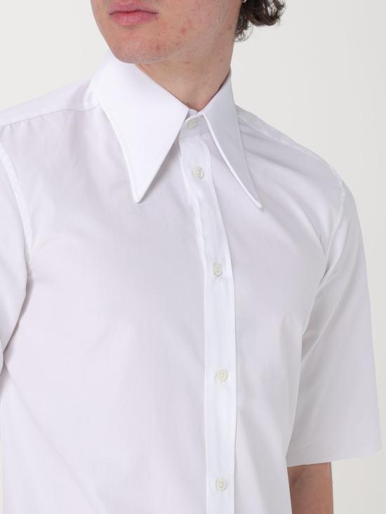 25FW 마르지엘라 반팔 셔츠 S67DR0009S43001 100 White - MAISON MARGIELA