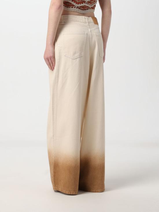  알라누이 스트레이트 팬츠 LWYB003R24DEN002 0360 Yellow Cream - ALANUI