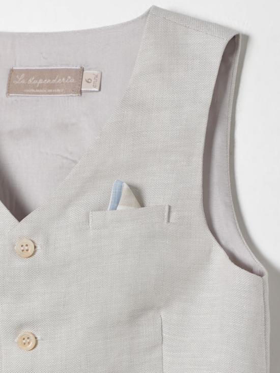 25FW [키즈] 라스투펜데리아 베스트 CJGL71 D63 Grey - LA STUPENDERIA