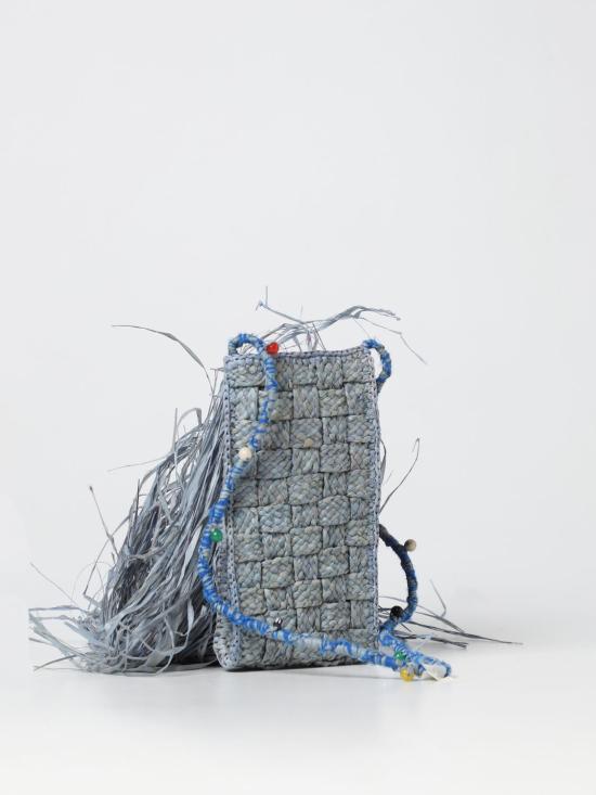  메이드포우먼 숄더백 FAB5 FRANGE 101 Gnawed Blue - MADE FOR A WOMAN