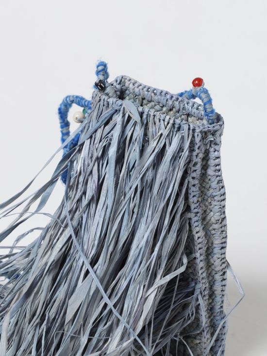  메이드포우먼 숄더백 FAB5 FRANGE 101 Gnawed Blue - MADE FOR A WOMAN