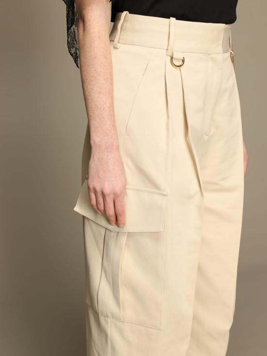  지방시 스트레이트 팬츠 BW50NA11QN 286 Yellow Cream - GIVENCHY