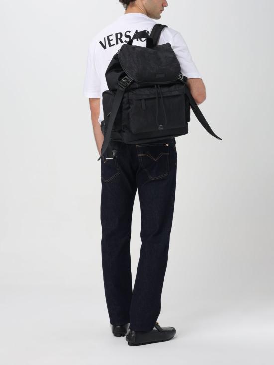 25FW 베르사체 반팔 티셔츠 10133021A09865 1W010 White - VERSACE