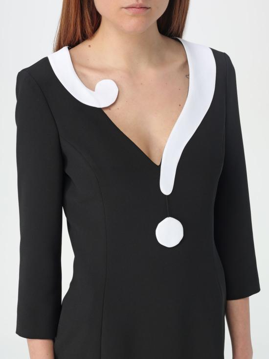  모스키노 숏 원피스 04060424 1555 Black - MOSCHINO