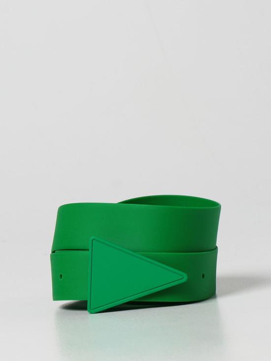  보테가베네타 / 남성 루버 트라이앵글 벨트 702028V1ZO0 3708 Green BPG - BOTTEGA VENETA
