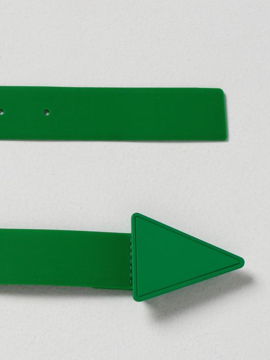  보테가베네타 / 남성 루버 트라이앵글 벨트 702028V1ZO0 3708 Green BPG - BOTTEGA VENETA