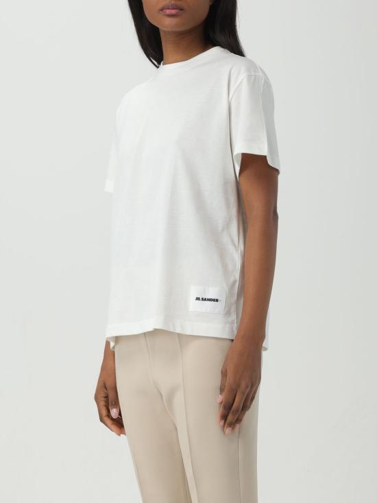 25FW 질샌더 반팔 티셔츠 J40GC0001J45048 100 White - JIL SANDER