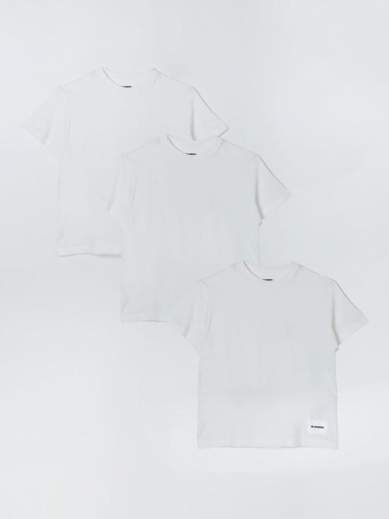25FW 질샌더 반팔 티셔츠 J40GC0001J45048 100 White - JIL SANDER