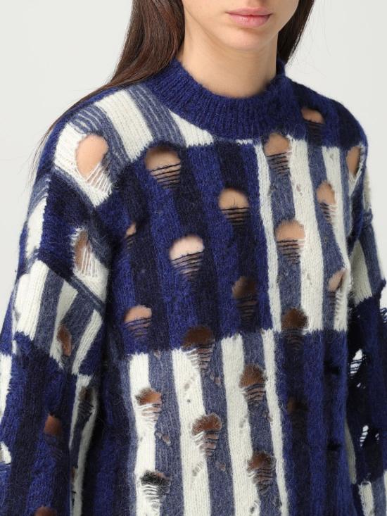 25FW 오프화이트 스웨터 OWHE101F23KNI001 4504 Blue - OFF WHITE