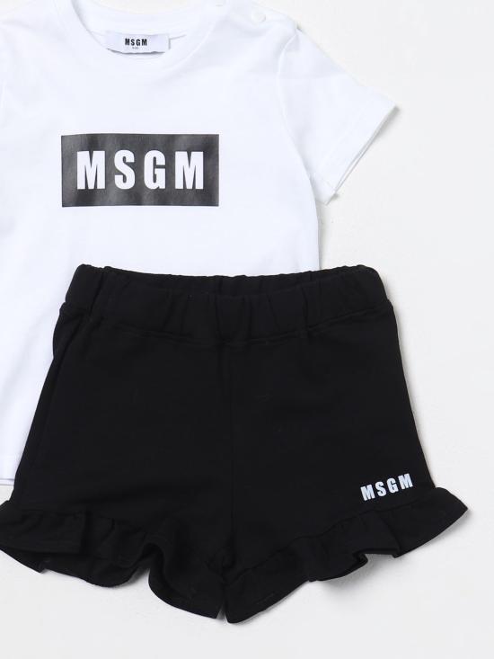  [키즈] 엠에스지엠 캐주얼 세트 S4MSNGTR321 001 01 White - MSGM