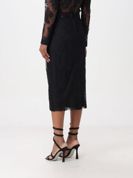 25FW 돌체앤가바나 롱 스커트 F4CSJTHLMO7 N0000 Black - DOLCE & GABBANA