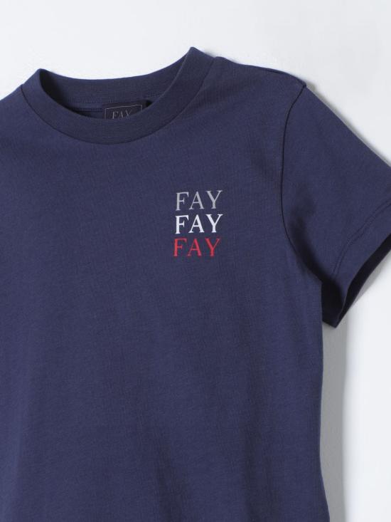  [키즈] 페이 티셔츠 FS8P31Z1173 621 Blue - FAY