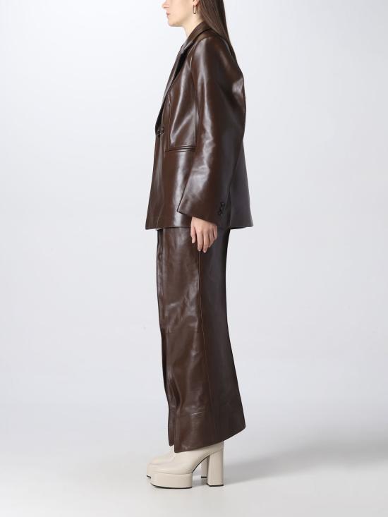  보테가베네타 가죽 자켓 715405VKEB0 8207 Brown - BOTTEGA VENETA