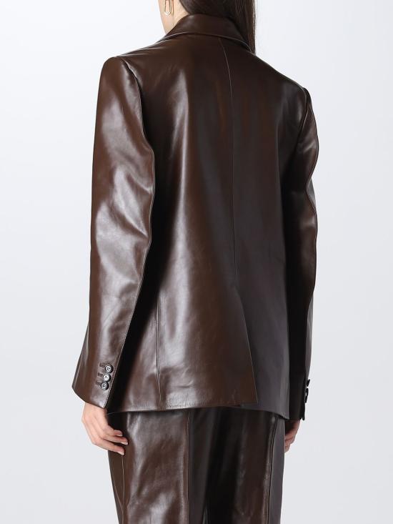  보테가베네타 가죽 자켓 715405VKEB0 8207 Brown - BOTTEGA VENETA