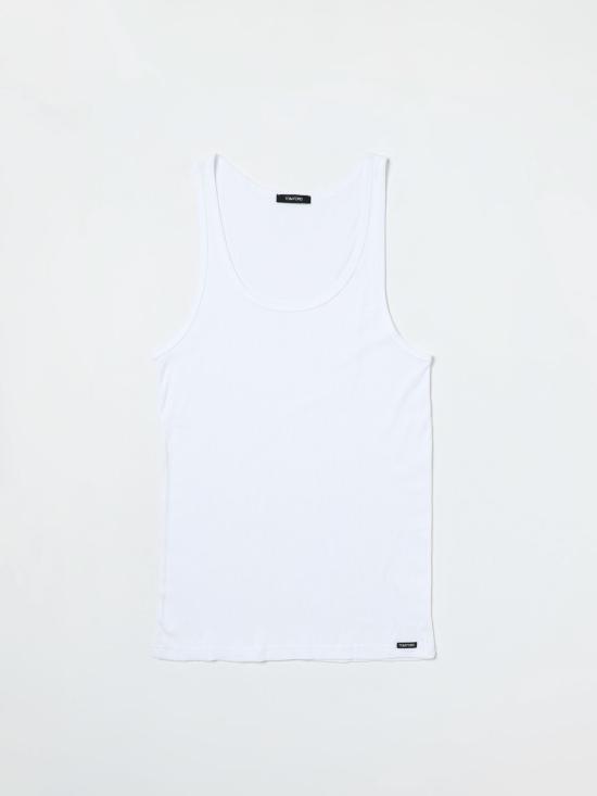 26SS 톰포드 민소매 티셔츠 T4D101210 100 White