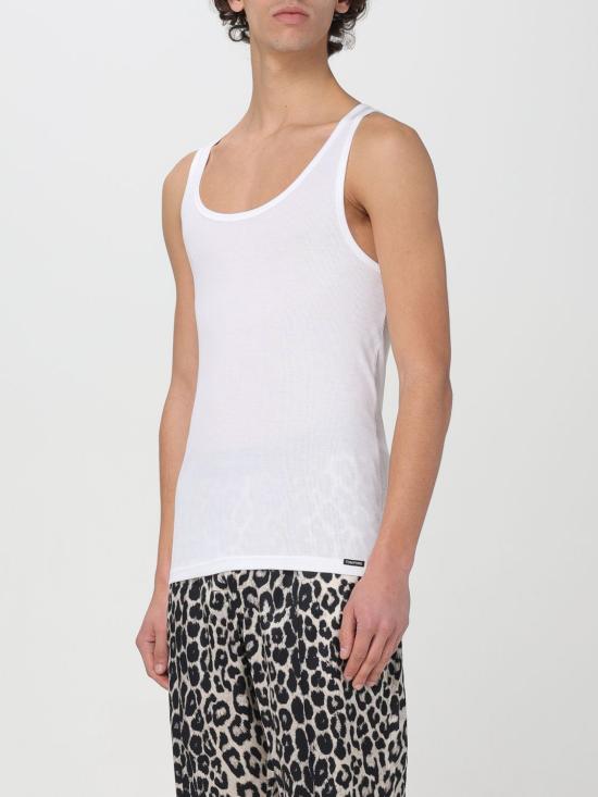 26SS 톰포드 민소매 티셔츠 T4D101210 100 White - TOMFORD