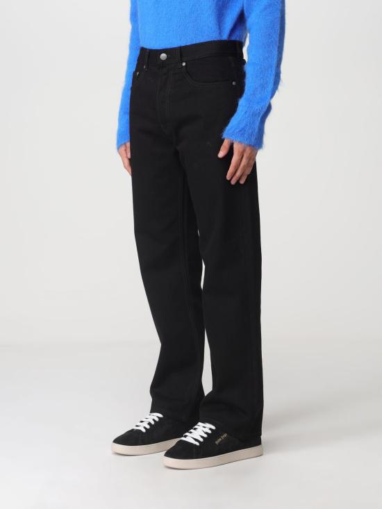 25FW 팜앤젤스 데님 팬츠 PMYA040F23DEN002 1001 Black - PALM ANGELS