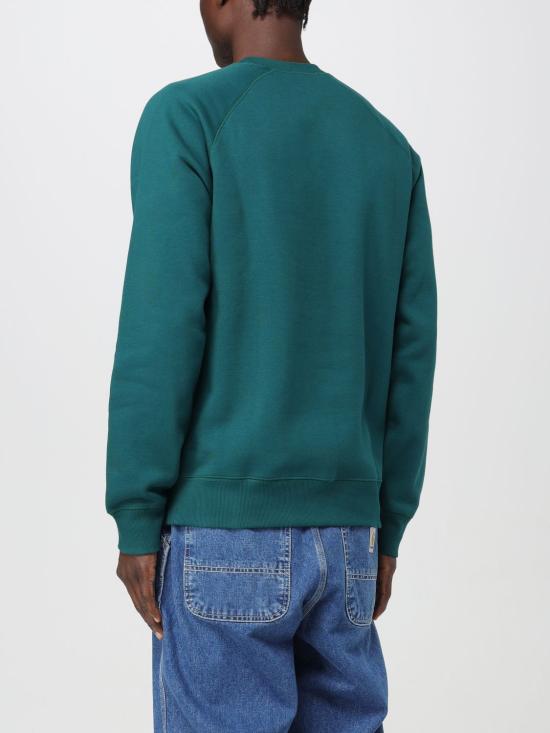 25FW 칼하트 체이스 스웨트셔츠 I033660 1YWXX Green - CARHARTT