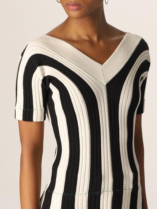  보테가베네타 반팔 티셔츠 688928V1N00 1056 Yellow Cream - BOTTEGA VENETA