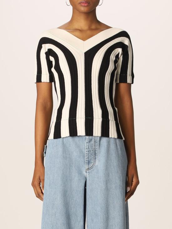  보테가베네타 반팔 티셔츠 688928V1N00 1056 Yellow Cream