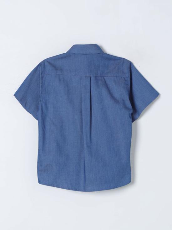 25FW [키즈] 베르사체 데님 셔츠 10138361A09738 2D930 Sky Blue - VERSACE