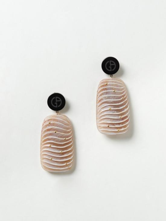  조르지오 아르마니 이어링 61C6593F768 09351 Sand