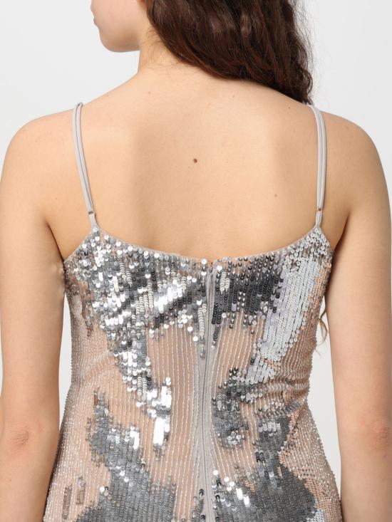  엘리자베타프랜치 롱 원피스 AB568 155 Grey - ELISABETTA FRANCHI