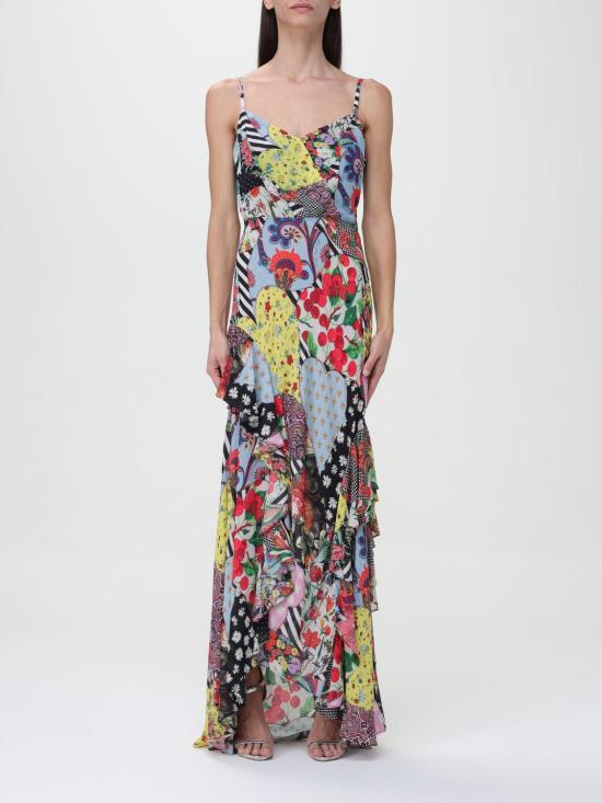  모스키노 롱 원피스 04243777 1888 Multicolor