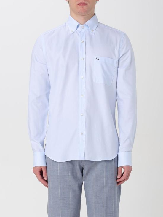  엑스씨 긴팔 셔츠 P64B6311T GHC04 2 Gnawed Blue