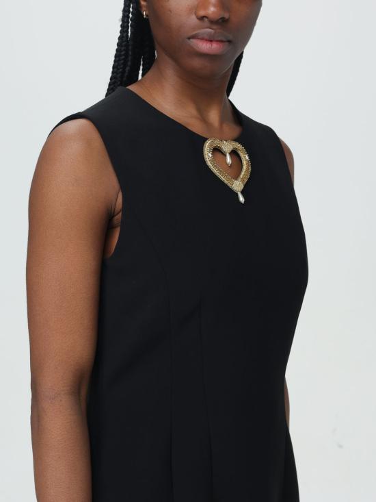  모스키노 미디 원피스 04150424 0555 Black - MOSCHINO