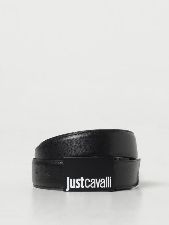  저스트까발리 가죽 벨트 76QA6F10ZSB00 899 Black - JUST CAVALLI